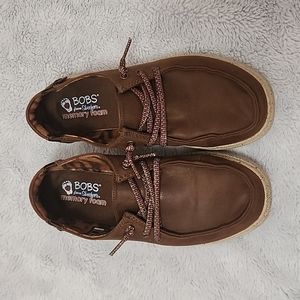 Women's shoes BOBS from Skechers, Color Brown, Size 8.5